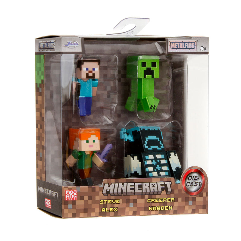 Afbeelding laden in galerijviewer, Jada Toys Jada Metalfigs Die-Cast Minecraft Figuren Wave 9, 4st.
