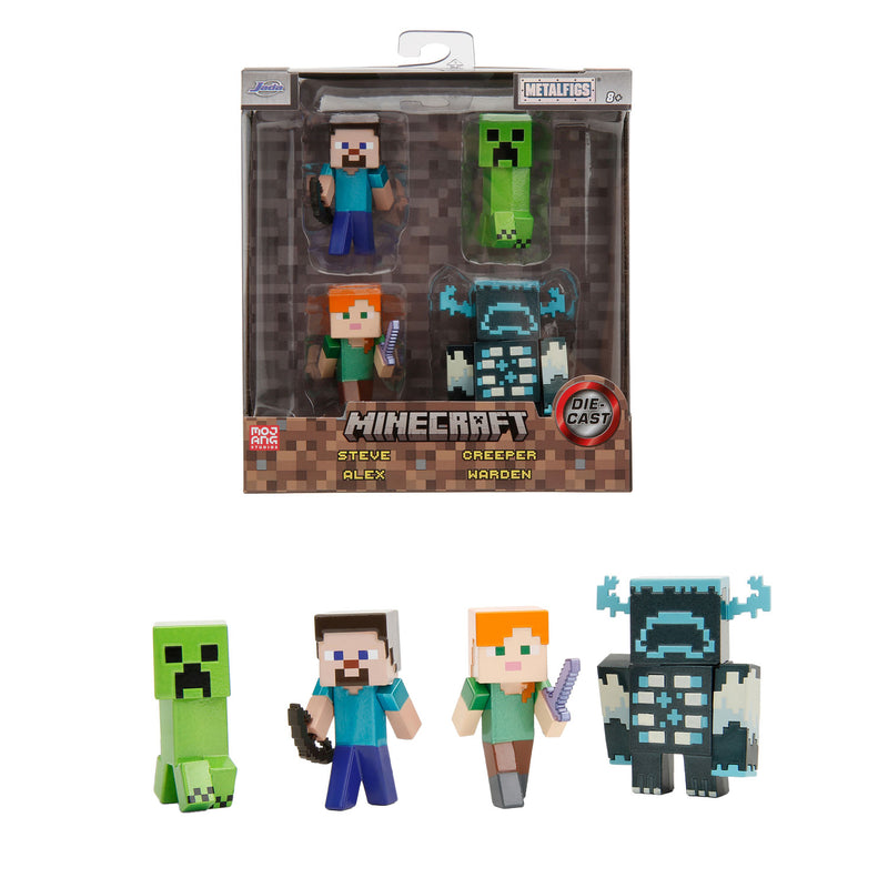 Afbeelding laden in galerijviewer, Jada Toys Jada Metalfigs Die-Cast Minecraft Figuren Wave 9, 4st.

