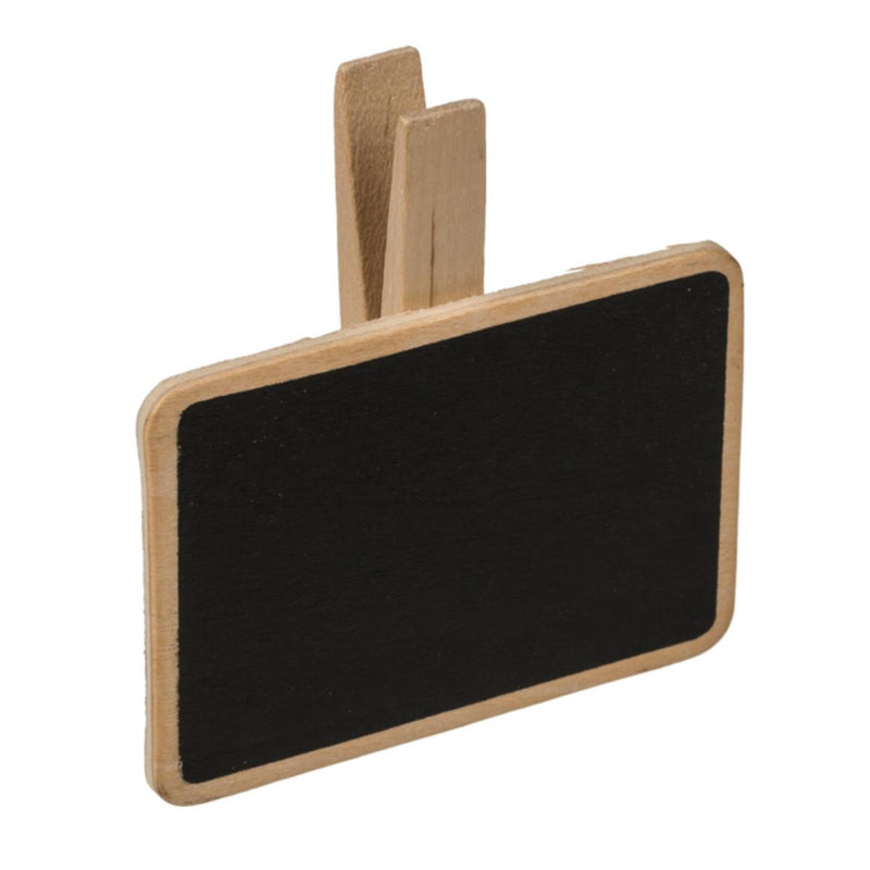 Afbeelding laden in galerijviewer, Ootb houten schrijfbordje met knijper 7x7cm
