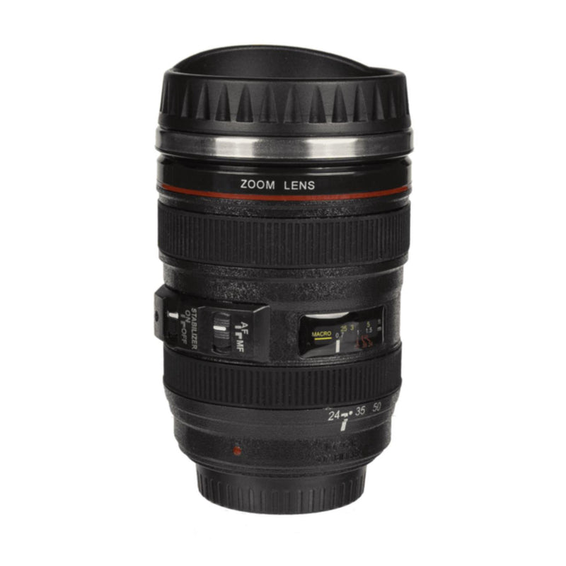 Afbeelding laden in galerijviewer, Ootb reisbeker camera lens rvs 15cm

