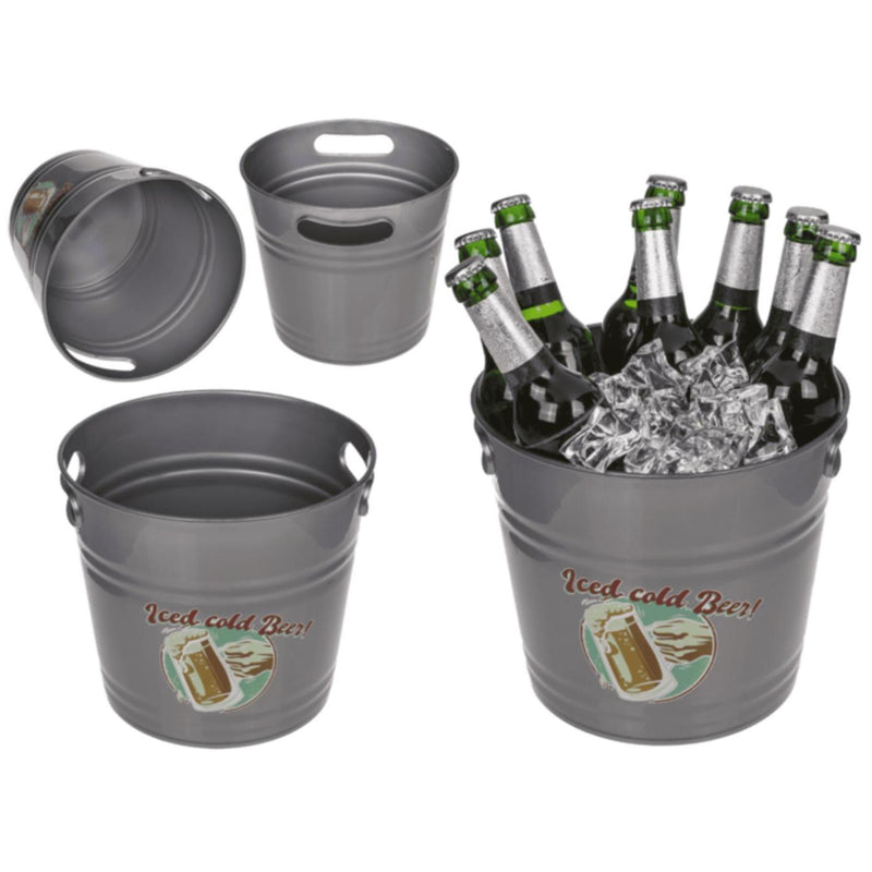 Afbeelding laden in galerijviewer, Ootb ijsemmer met bier logo 6l ijsemmer met bier logo 6l
