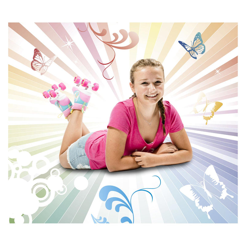 Afbeelding laden in galerijviewer, Hudora Verstelbare Rolschaatsen Skate Wonders, mt 32-35
