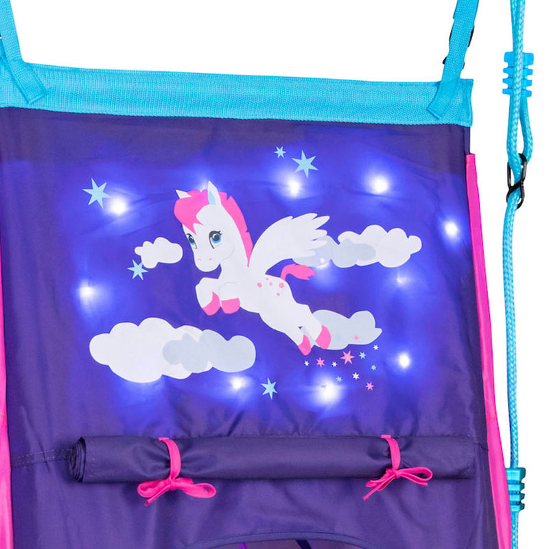 Afbeelding laden in galerijviewer, Hudora nestschommel pony met tent led
