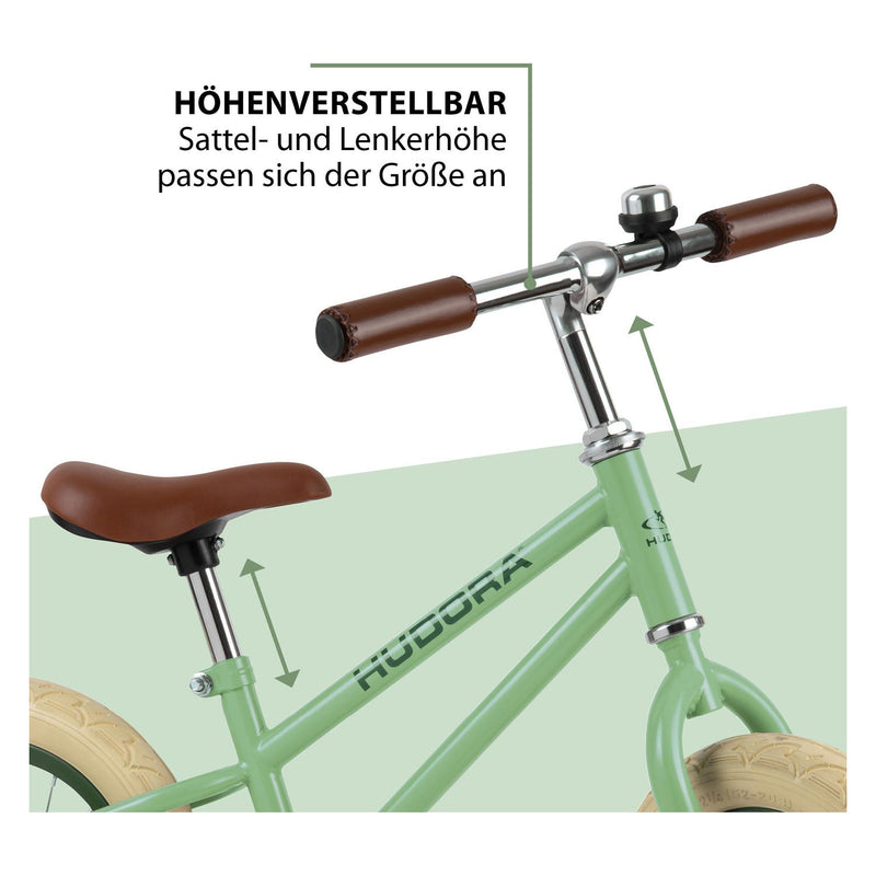 Afbeelding laden in galerijviewer, Hudora loopfiets vintage groen
