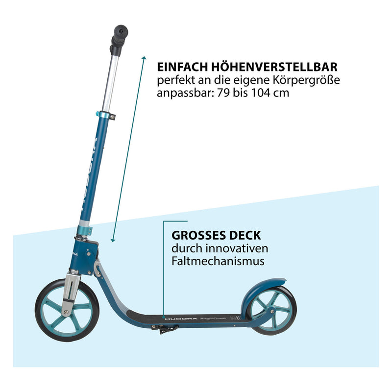 Afbeelding laden in galerijviewer, Hudora HUDORA Wheel Step 215 Scooter Step Azuur Blauw
