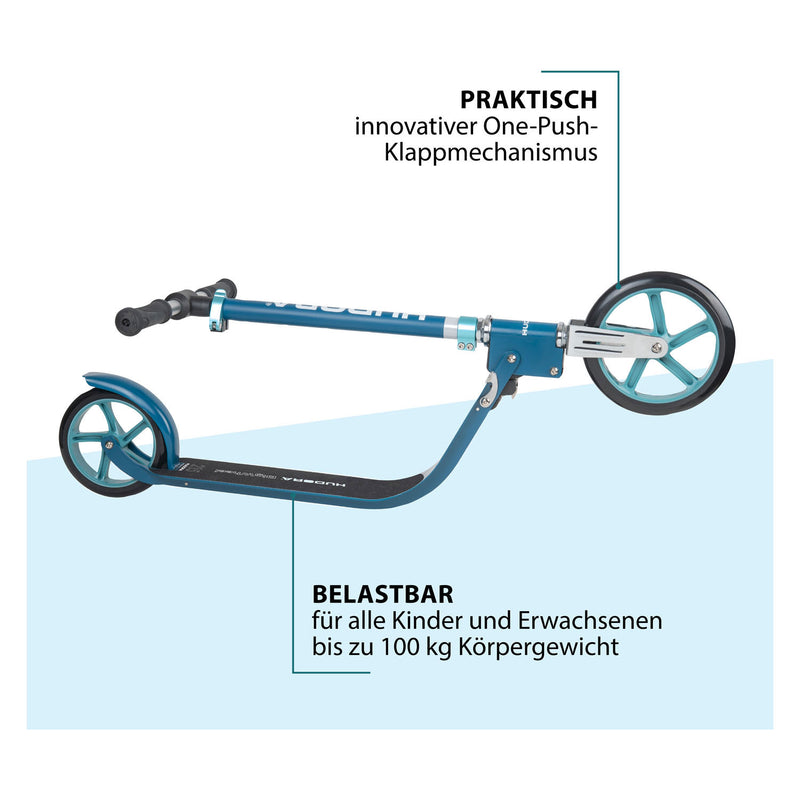 Afbeelding laden in galerijviewer, Hudora HUDORA Wheel Step 215 Scooter Step Azuur Blauw
