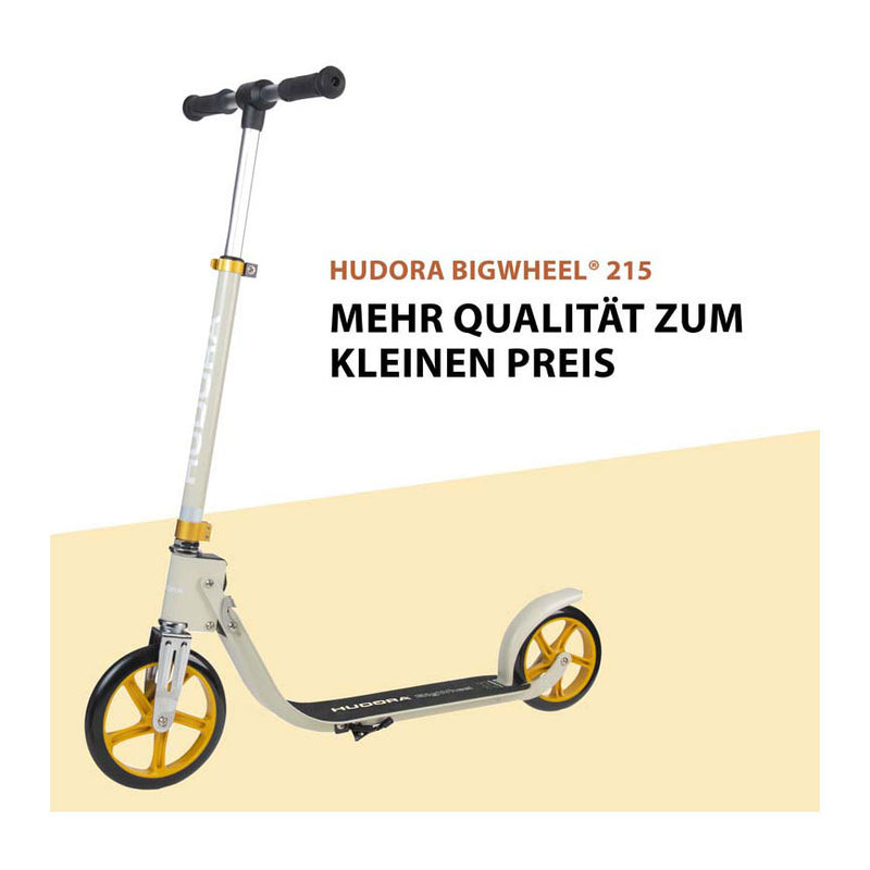 Afbeelding laden in galerijviewer, Hudora big wheel step 215 scooter - sand
