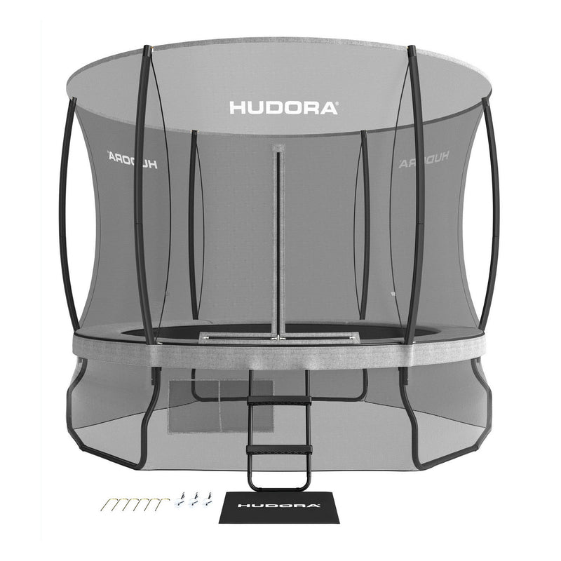 Afbeelding laden in galerijviewer, Hudora trampoline fantastic complete max 300
