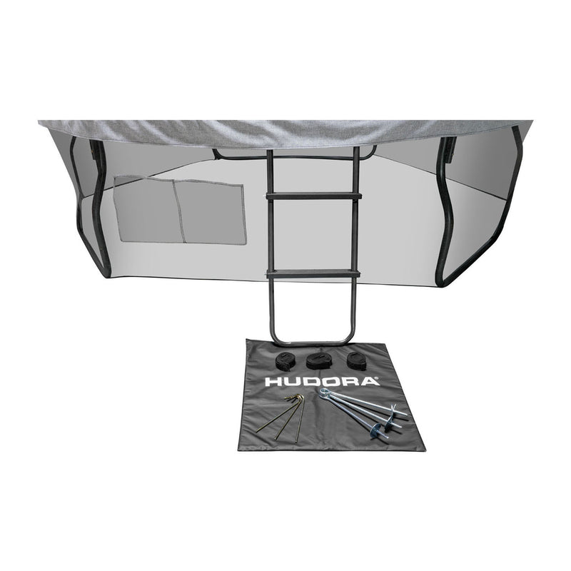 Afbeelding laden in galerijviewer, Hudora trampoline fantastic complete max 300

