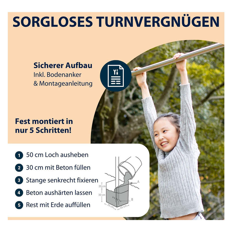 Afbeelding laden in galerijviewer, Hudora rekstok pro double
