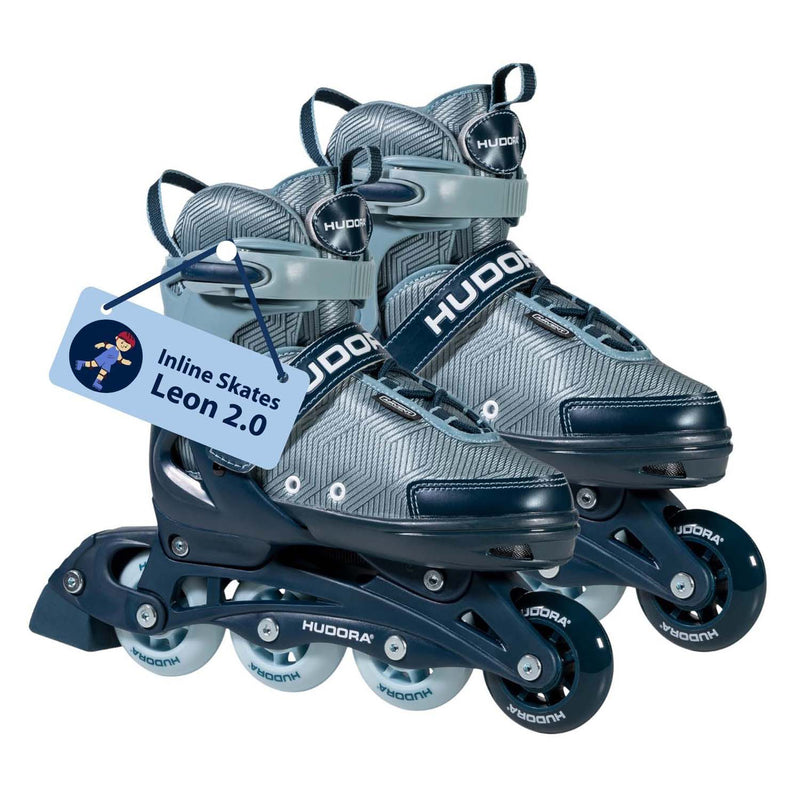 Afbeelding laden in galerijviewer, Hudora inline skeelers leon 2.0 ocean, maat 37-41
