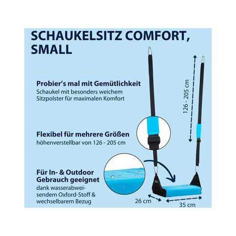 Afbeelding laden in galerijviewer, Hudora schommelstoel comfort klein, 35x26cm
