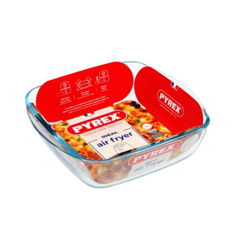 Afbeelding laden in galerijviewer, Pyrex airfryer ovenschaal vierkant 2,2l 25x22x7cm
