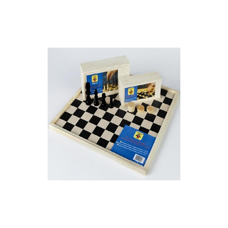 Afbeelding laden in galerijviewer, Longfield schaakbord (64 velden) of dambord (100 velden) omkeerbaar 40 cm
