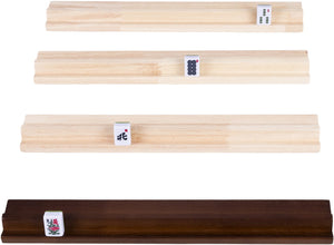 Engelhart mah jong latten groot 39 cm - rubberhout - speelaccessoires voor mah jong -