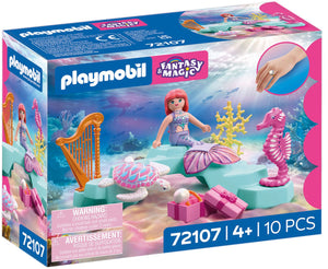 Playmobil fantasy magic zeemeermin met geschenk - 72107