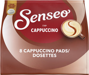 Senseo cappuccino koffiepads - intensiteit 2 9 - 10 x 8 pads
