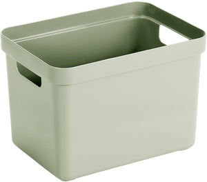 Sunware sigma home opbergbox 18l - 35x24.6x24.3 cm - groen