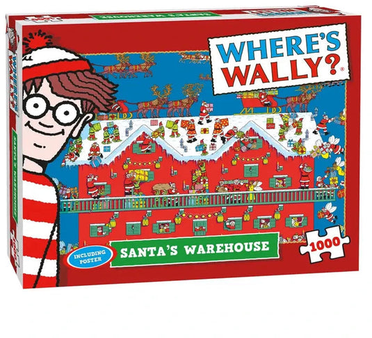 Where's wally xms where’s wally santas warehouse puzzel 1000 stukjes