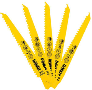 Dewalt dt2359-qz serie - reciprozaagblad - bimetalen - 152mm - hout met spijkers