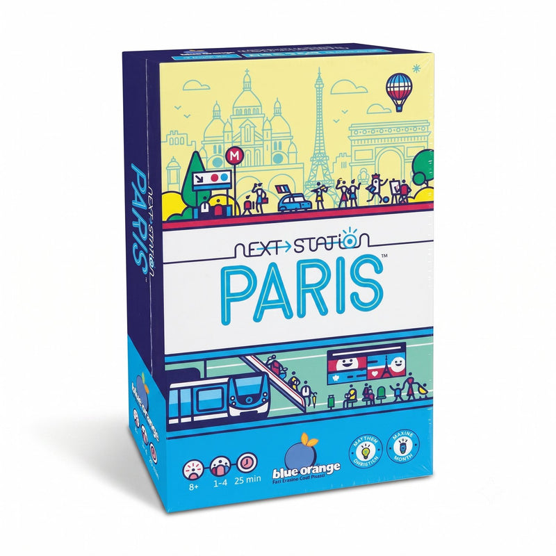 Afbeelding laden in galerijviewer, Geronimo games blue orange gezelschapsspel next station paris

