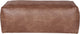 Woood rodeo poef - recycle leer - cognac - 43x120x60