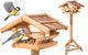 Flamingo voederhuis lucar + staander vogels - vogelhuisje