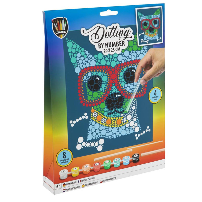 Afbeelding laden in galerijviewer, Grafix dotting op nummer 20x25cm
