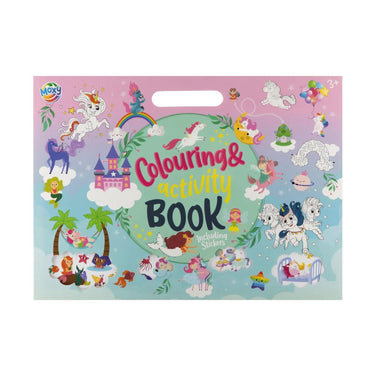 Moxy kleur- en activiteitenboek met stickers 36x26cm