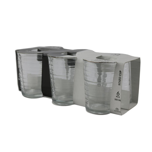 Glas soleo 200ml set a 6 26x13x10cm