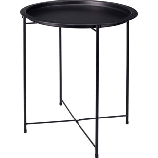 Bijzettafel d47xh50 zwart