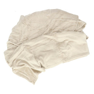 Afbeelding laden in galerijviewer, Plaid row 150x200cm beige polyester 100% recycle | 2 stuks
