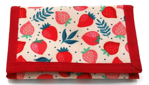 Jim jam kinder portemonnee met aardbeien opdruk