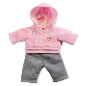Heless poppen jogging outfit - roze, 28-33 cm