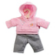 Heless poppen jogging outfit - roze, 28-33 cm