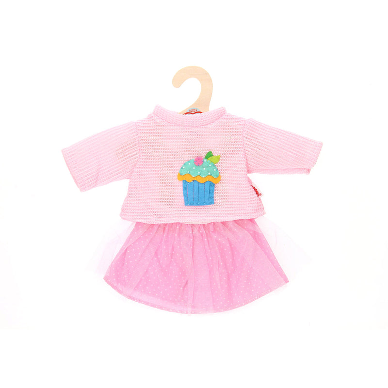 Afbeelding laden in galerijviewer, Heless poppen pullover met rok, 35-45 cm
