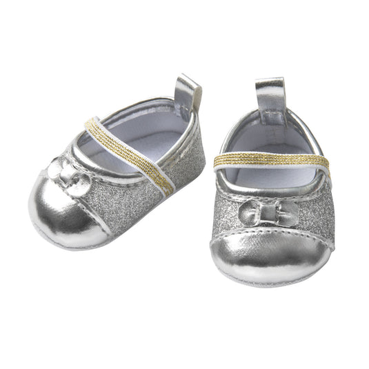Heless poppenballerina's glitter - zilver, 38-45 cm