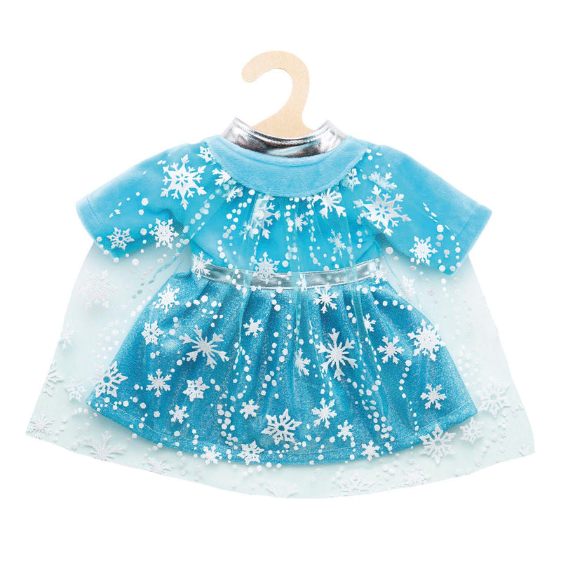 Afbeelding laden in galerijviewer, Heless poppenjurk ijsprinses met cape, 28-35 cm
