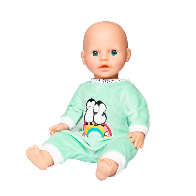 Afbeelding laden in galerijviewer, Heless poppen romper fluffy pinguin, 28-35 cm
