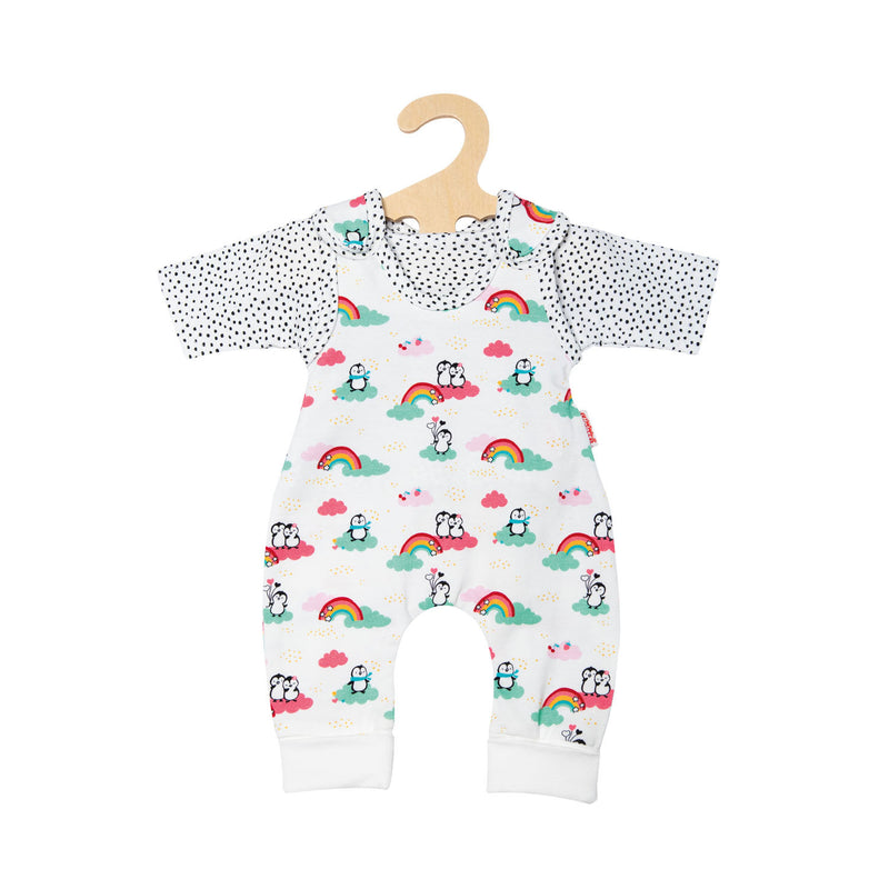 Afbeelding laden in galerijviewer, Heless poppen romper pinguin met t-shirt, 35-45 cm
