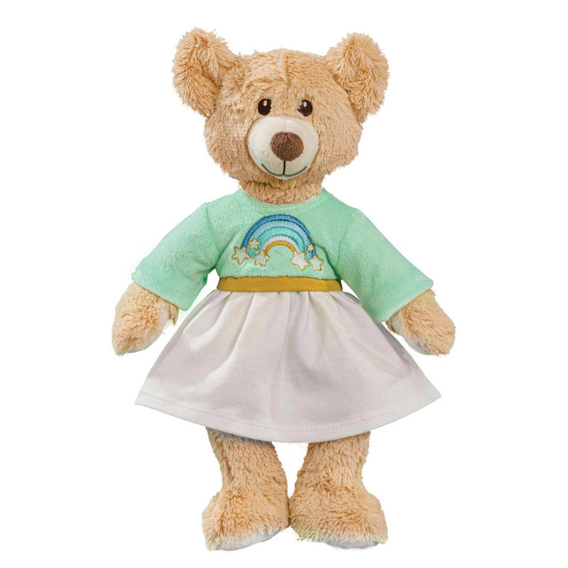 Afbeelding laden in galerijviewer, Heless knuffel pluche teddy rainbow, 32cm

