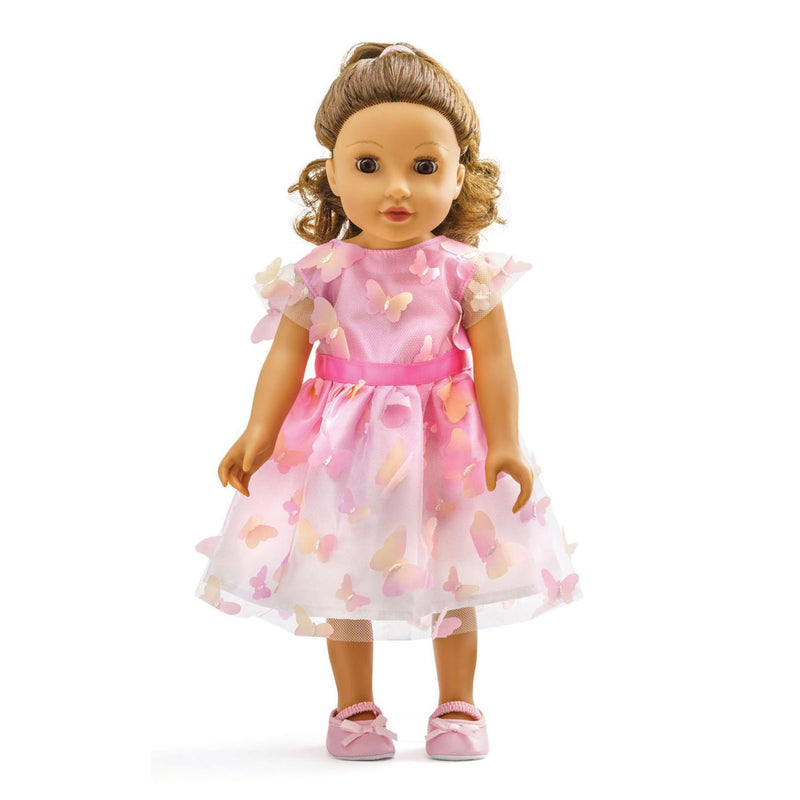 Afbeelding laden in galerijviewer, Heless pu-kleid miss butterfly, gr. 28-35 cm
