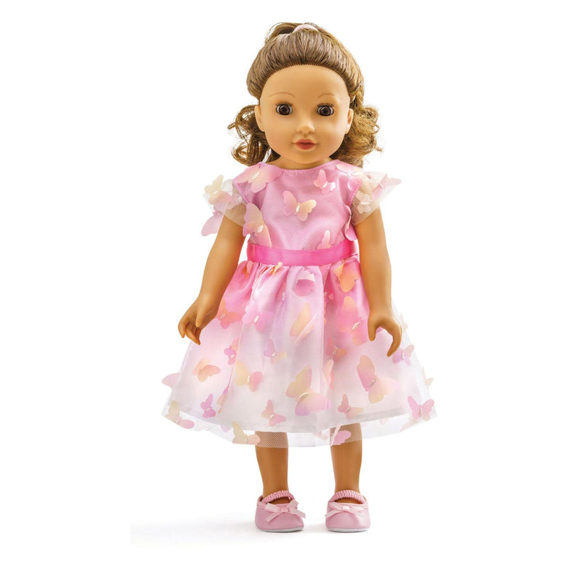Afbeelding laden in galerijviewer, Heless poppenjurk miss butterfly, 35-45 cm
