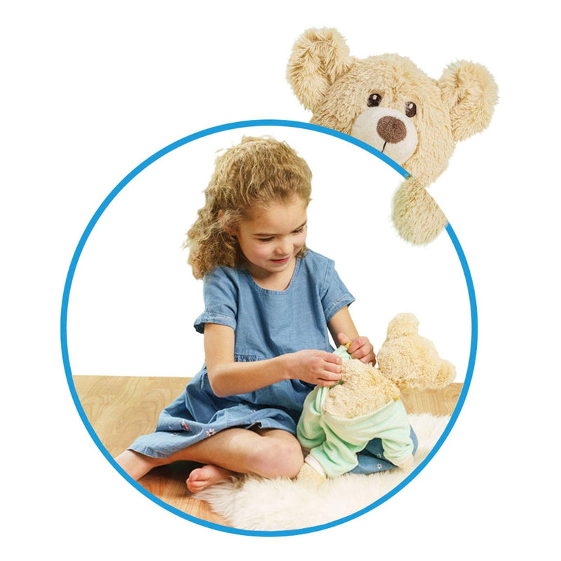 Afbeelding laden in galerijviewer, Heless knuffel pluche teddy rainbow , 42cm
