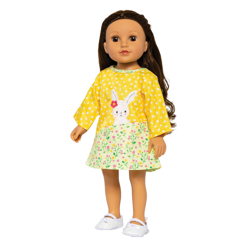 Afbeelding laden in galerijviewer, Heless poppen jurkje bunny lou, 28-35 cm
