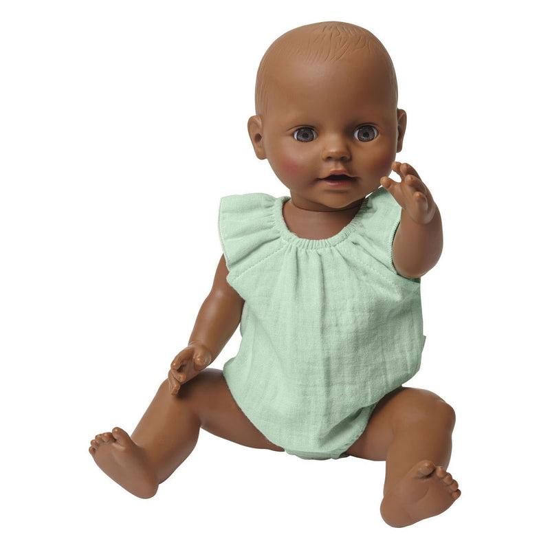 Afbeelding laden in galerijviewer, Heless poppenbody mintgroen met ruches, 35-45 cm
