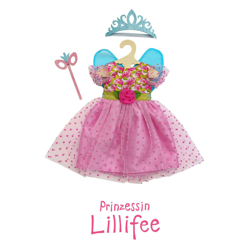 Afbeelding laden in galerijviewer, Heless poppenjurk prinses lillifee roze, 35-45 cm
