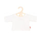 Heless poppen t-shirt wit op kledinghanger, maat 35-45 cm