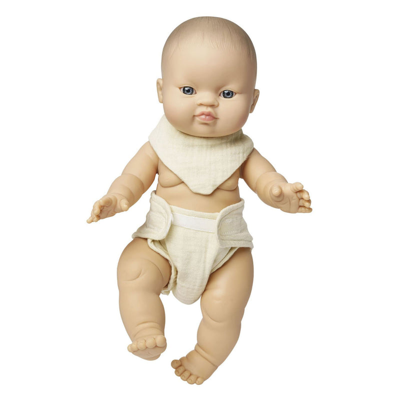 Afbeelding laden in galerijviewer, Heless poppen babyset ecru, 28-35 cm
