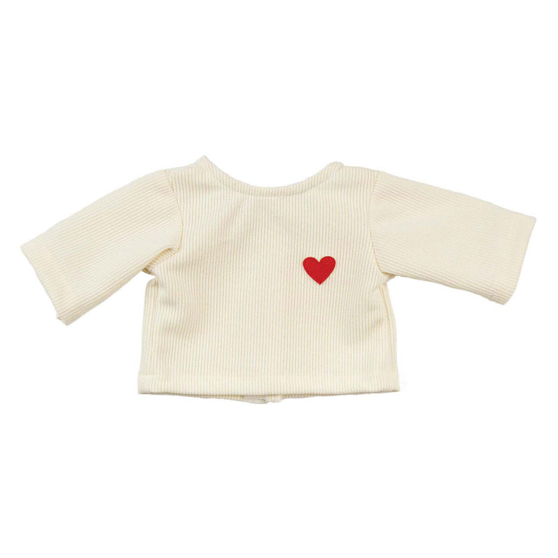 Afbeelding laden in galerijviewer, Heless poppen ribfluwelen broek hartjesconfetti, 35-45 cm
